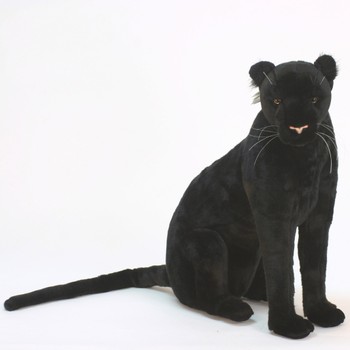 Hansa® | М'яка іграшка Чорна пантера, що сидить, 62 см, HANSA (5638)
